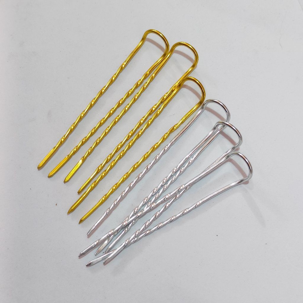 Tusuk Konde Polos Isi 3pc / Tusuk Konde Saja / Tusuk Konde Emas / Tusuk Konde Silver