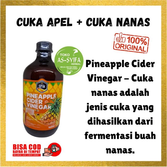 

Cuka Apel Nanas 500 ml Original Link Cuka Nanas dan Apel Asli Alami