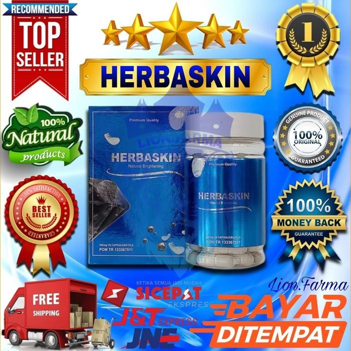 HERBASKIN ORIGINAL 100% HERBAL SUPLEMEN KECANTIKAN PEMUTIH BADAN