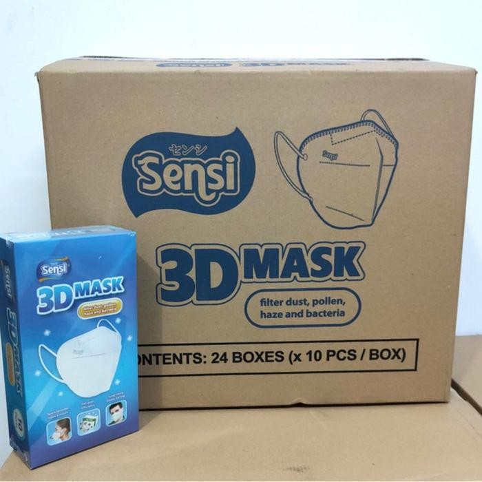 New masker sensi 3d mask 10 pcs mode KN95