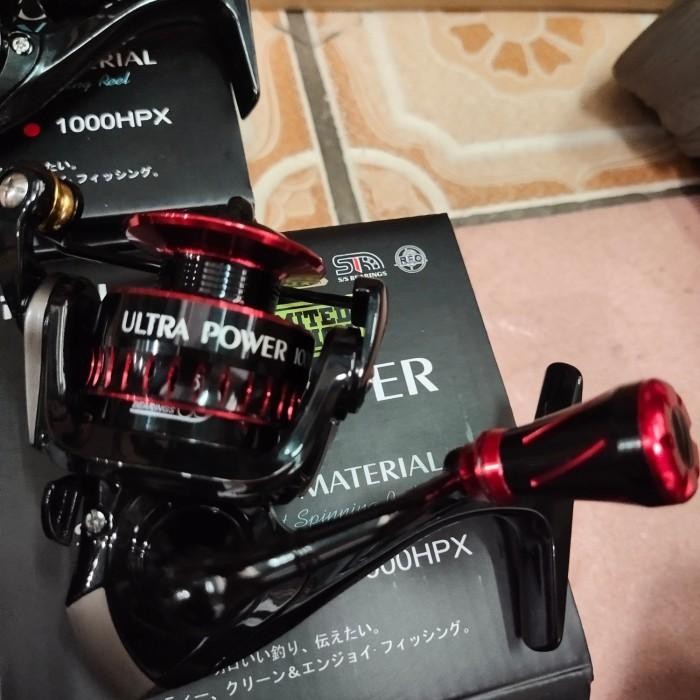 reel ryobi ultra power warna warni 1000 hpx power handle merah red