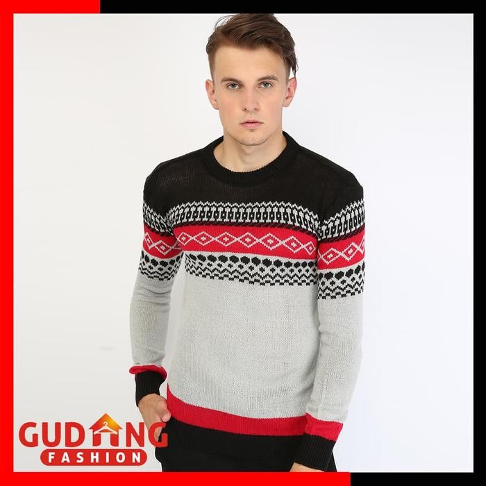 ASLI Outwear Rajut Pria Swetaer Terbaru - SWE 1080 READY STOCK