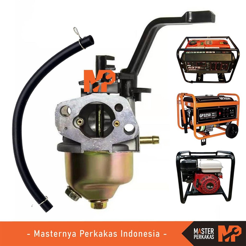 MP 1 Carburator Tabung GX160 AJ47 / Mesin 168F Genset Bensin / Model Karbulator Assy