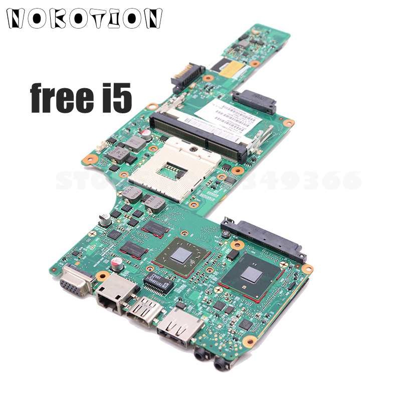 Casing Laptop NOKOTION For TOSHIBA Satellite L630 L635 Laptop Motherboard V000245020 V000245110 HM55