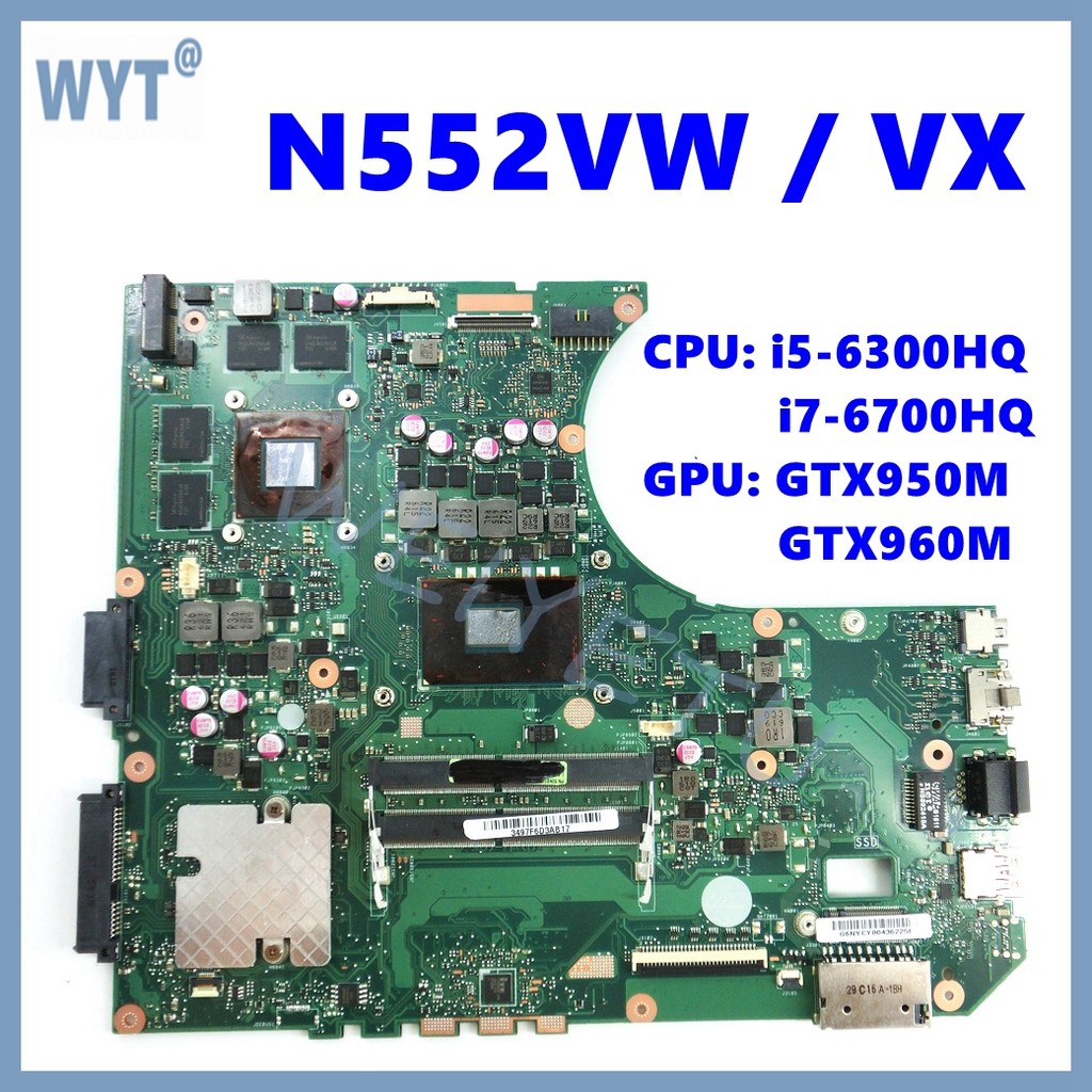 Casing Laptop N552VW/VX Notebook Mainboard For ASUS N552 N552V N552VW N552VX Laptop Motherboard with