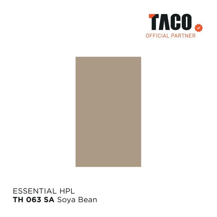 TACO Laminate HPL Solid Per 1 Lembar 122CM X 244CM - TH 063 SA Soya Bean