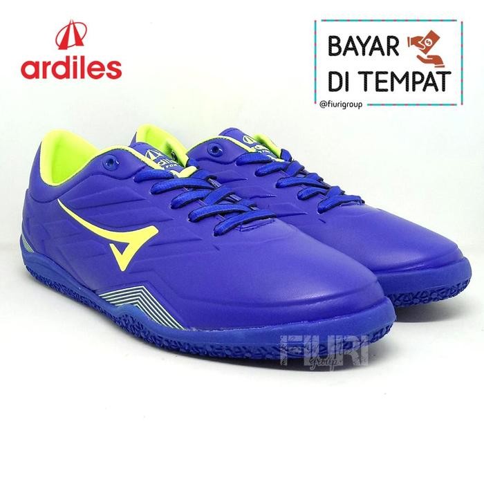 TERLARIS FIURI - - VIRTUOSO 38-43 Navy Lime - Sepatu Futsal Pria - Sepatu Sepak Bola - Sepatu Takraw