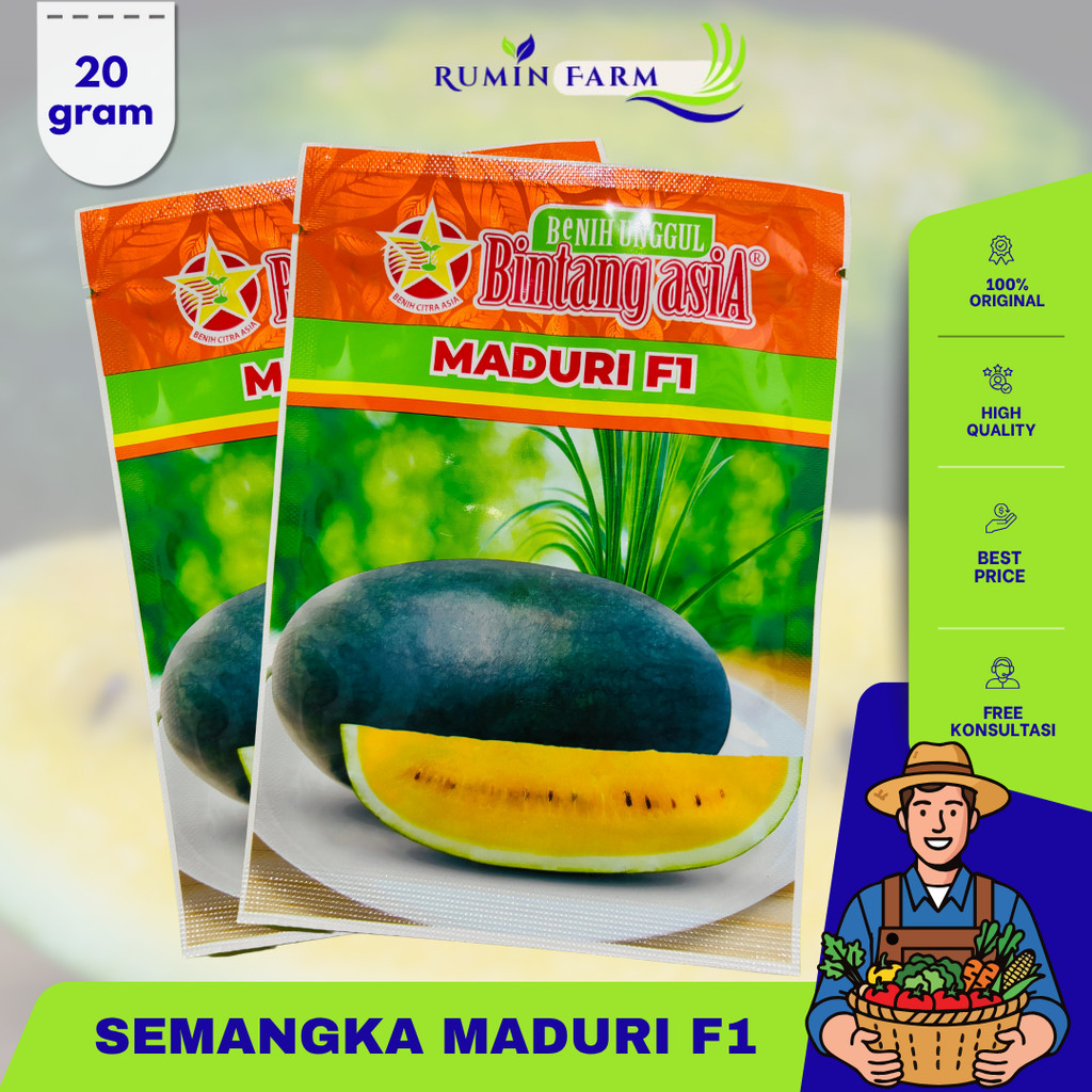 Benih Semangka Maduri  Cap Bintang Asia