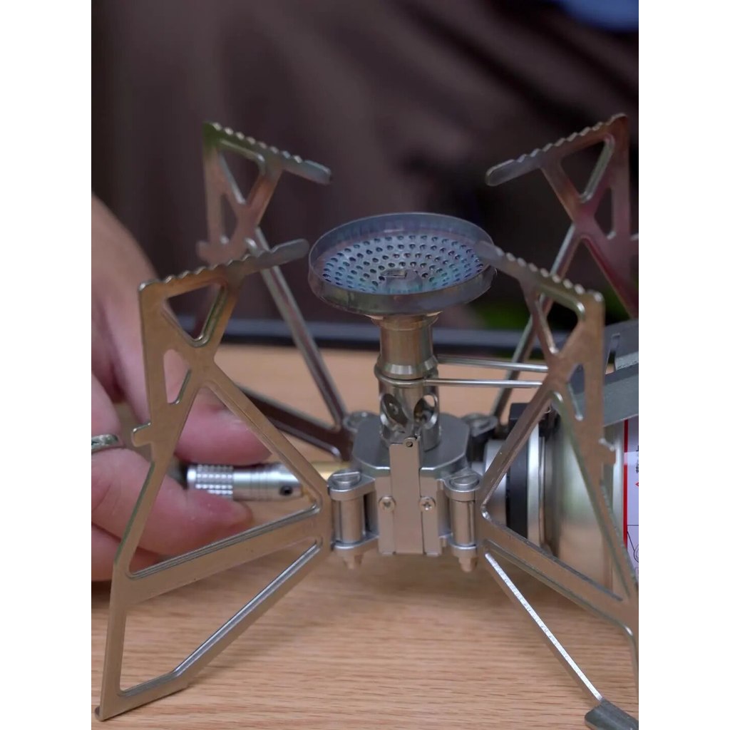 CAMPINGMOON 1PCS XD-3F Electronic Ignition Butterfly Furnace Cassette Furnace Head Camping Picnickin