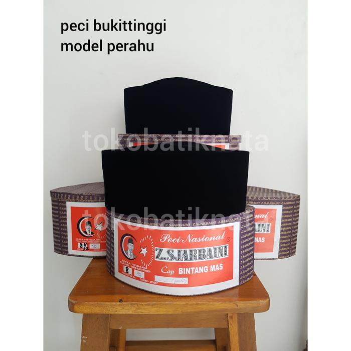 Peci Bukittinggi Songkok Nasional Cap Bintang Mas, Z Sjarbaini