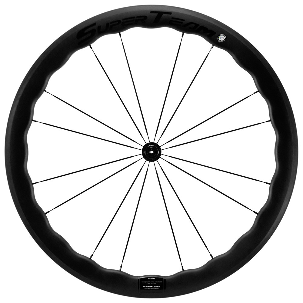 SUPERTEAM Carbon Wheelset Tubeless 50mm NEW Model 700C Road Bike Wheels Rim Brake