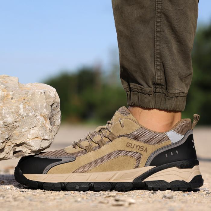 gjah Alfathi Sepatu Safety Sneakers Ori By Guyisa Brown Boyle