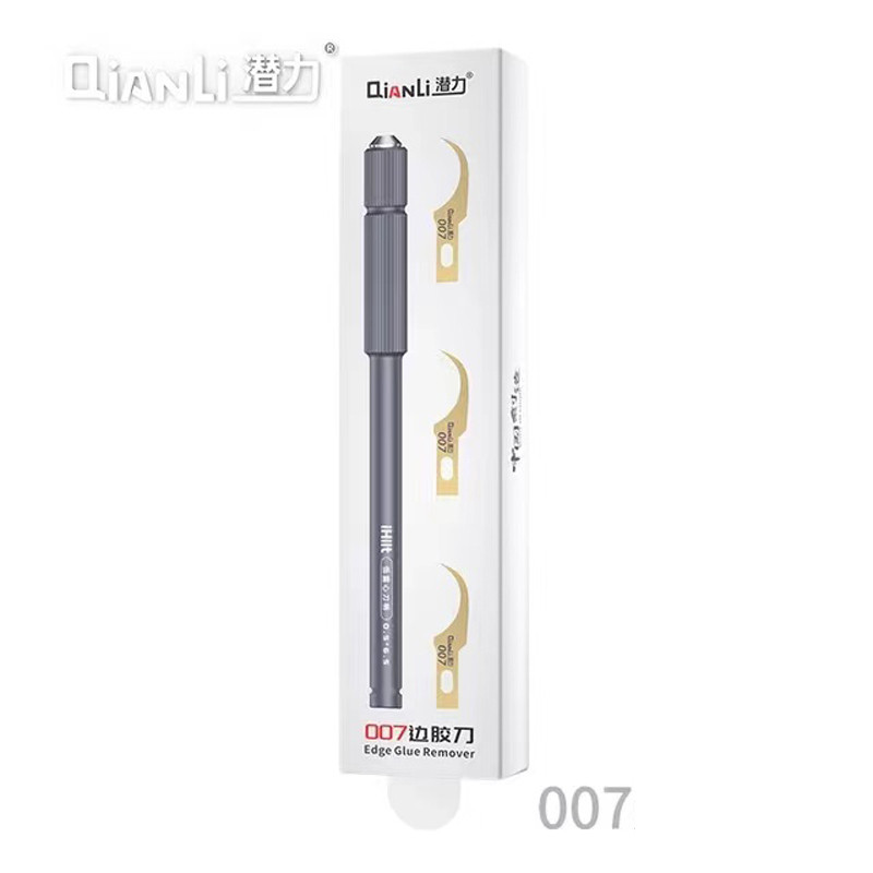 QIANLI 007 008 009 011 Glue Removal Blades with Handle for Mobile Phone Repair CPU Chip IC Desolderi