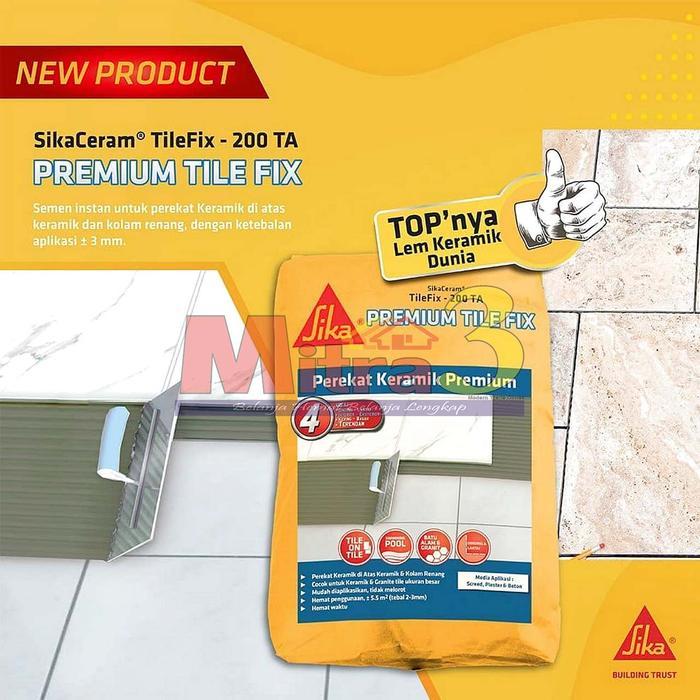 .........] SIKA CERAM TileFix 200 TA 25 KG Tile on Tile / Semen Perekat Keramik di atas Keramik