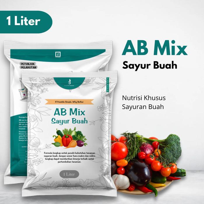 Nutrisi AB Mix LA NUTRIENT Pekatan 1 Liter Untuk Sayur Buah dan Buah