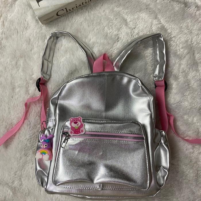 Palomino Bags - Tas Ransel Zaylin Tas Gendong Tas Ransel Wanita Tas Ransel Wanita Silver Muat Lks