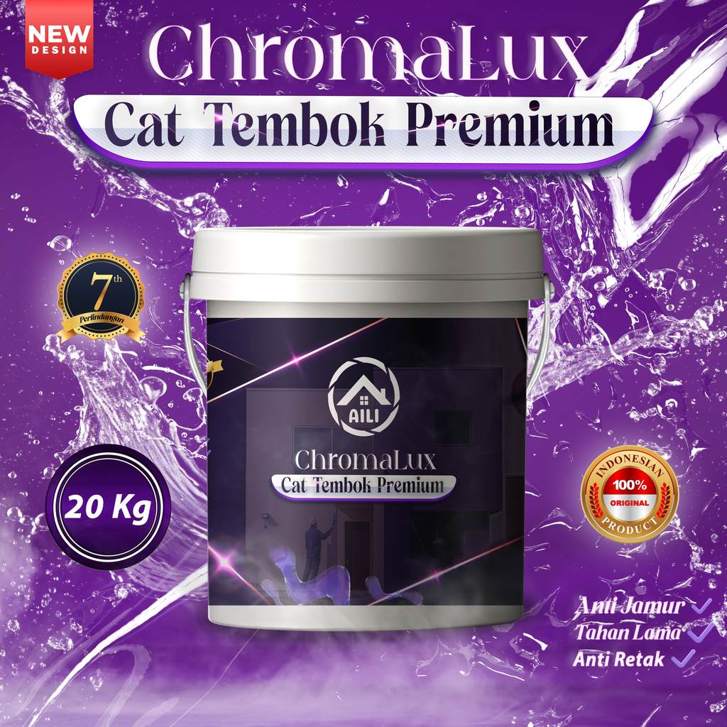 Cat Tembok 20KG AILI PAINT Interior Warna Tahan Lama dan Anti Luntur