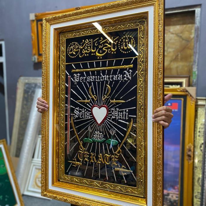 logo PSHT Timbul 90x60cm laminasi kaca Siap Kirim