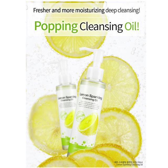 Secret Key - Lemon Sparkling Cleansing Oil 150Ml / Make-Up Remover