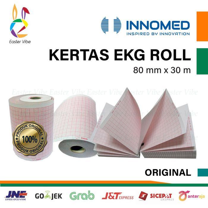 KERTAS EKG INNOMED ROLL 80x30 ECG EKG PAPER 80cm x 30m