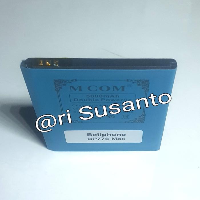 Baterai Mcom For Bellphone Bp 778 Max / Bp778 Max Double Power 5000Mah Murah