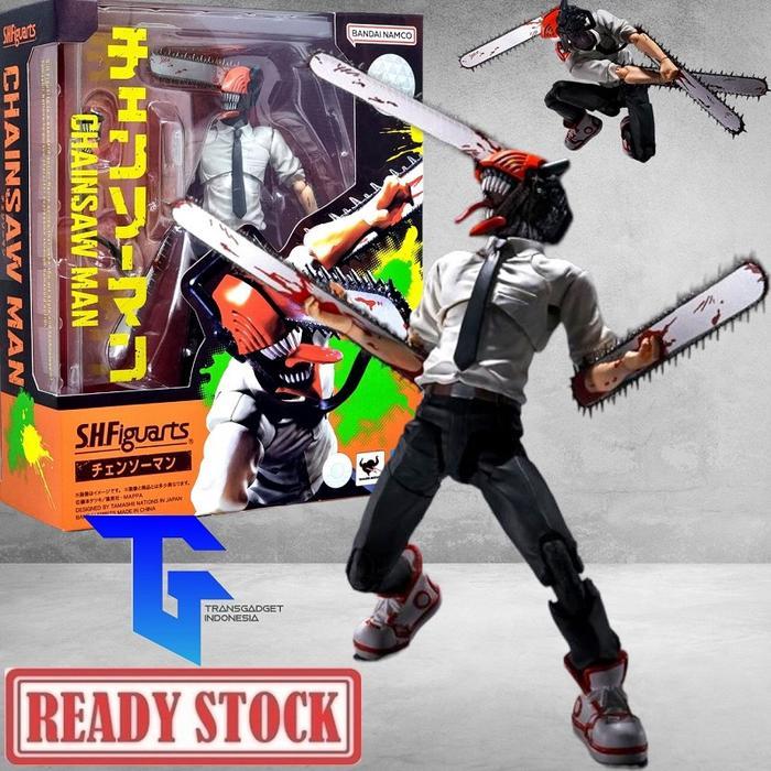 BANDAI SHF CHAINSAW MAN - DENJI / CHAINSAW DEVIL - 1/12 SHFIGUARTS ORIGINAL ACTION FIGURE KODE 166