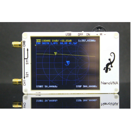 STOK TERBATAS  2.8 inch LCD NanoVNA VNA HF VHF UHF UV Vector Network Analyzer Antenna Analyzer + PC 