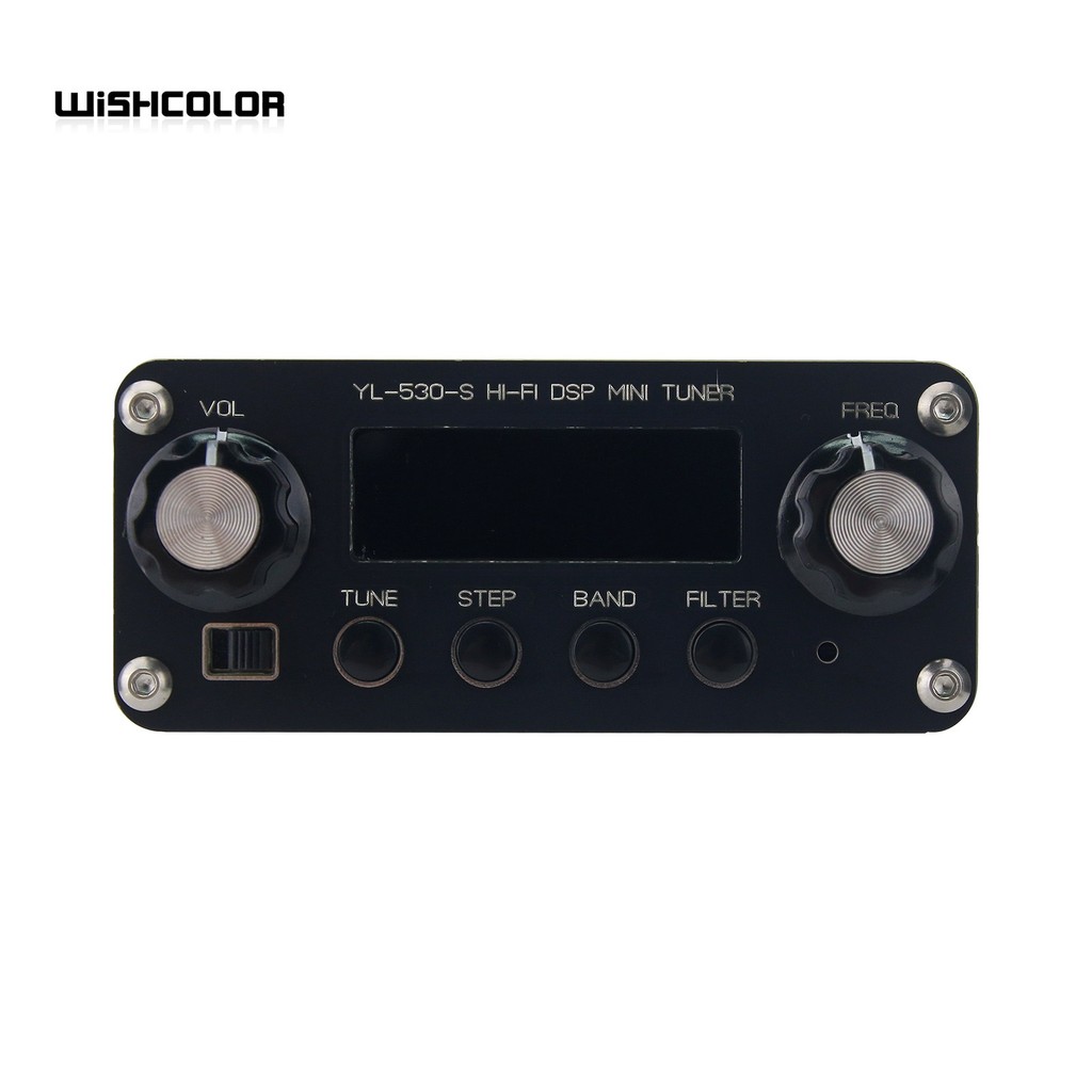 Wishcolor Yl-530S New Full Band Hifi Mini Dsp Digital Tuner Type-C Charging Diy Dsp Radio Tuner