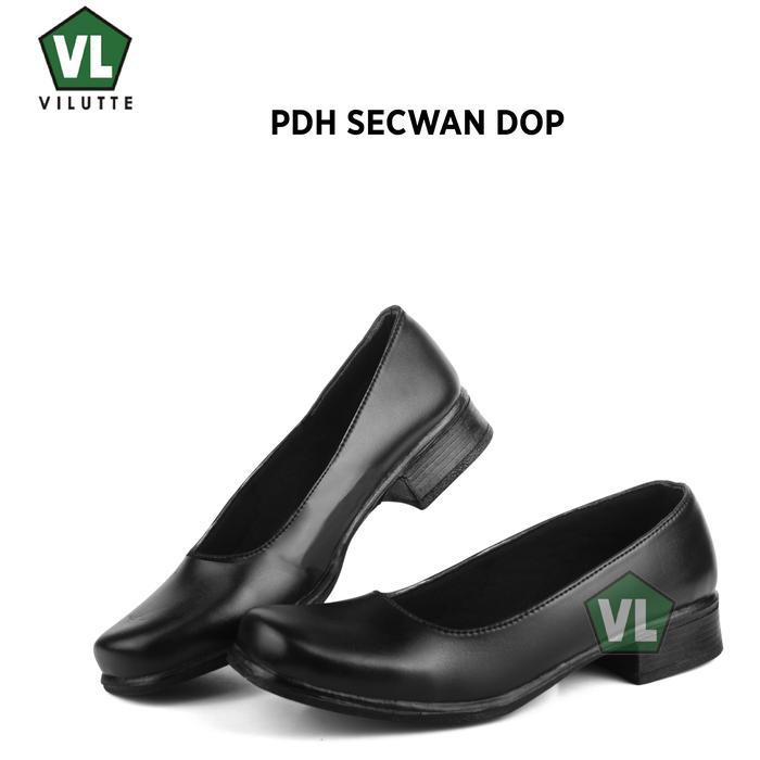 Hemat [Exclusive] Sepatu Pantofel Pdh Polwan Secwan - Sepatu Satpam Wanita Terlariss 