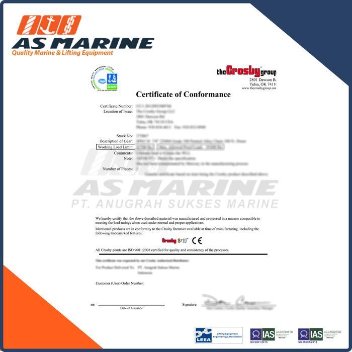 vcju- Crosby Latch Kit S4320 3 Ton Alloy