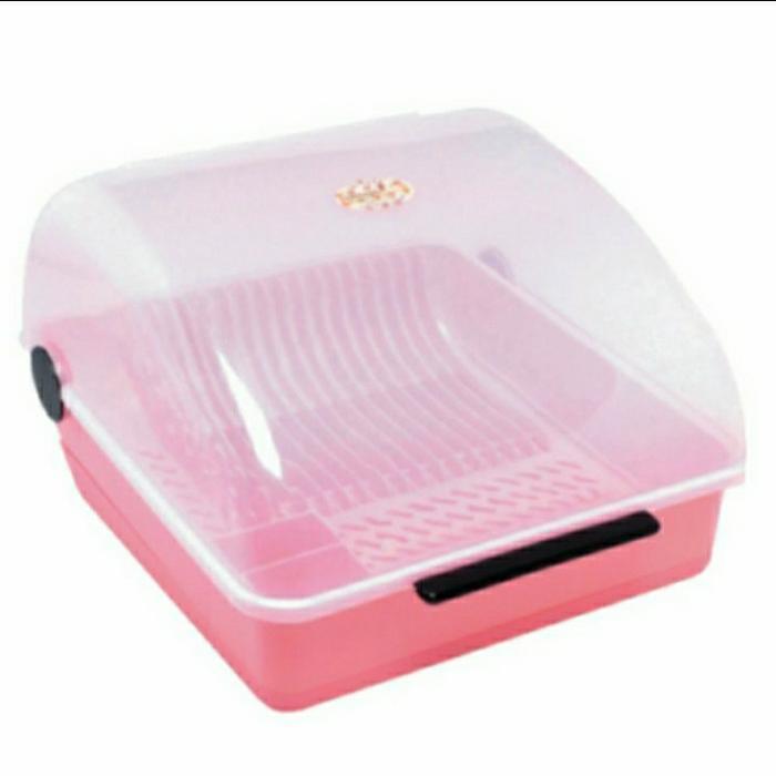 Rak / Tempat Piring + Tutup Nagata 509 Dish Drainer 509 Ngt Original