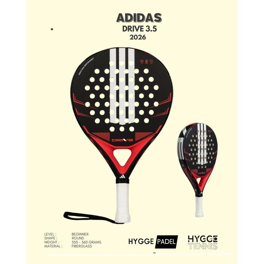 ADIDAS Drive Black 2026 - Raket Padel Original