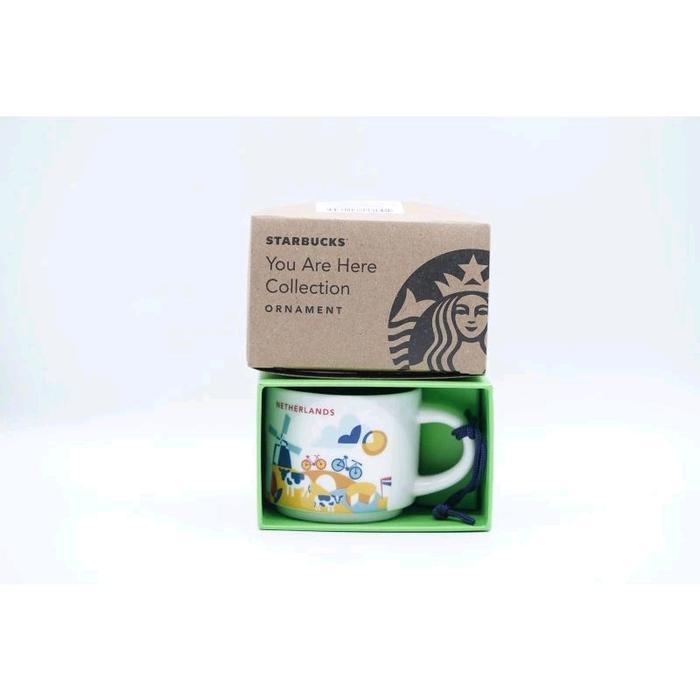 TERBARU Starbucks Mug Gelas Netherland Amsterdam You Are Here Ornament 2oz Belanda BISA GOSEND!