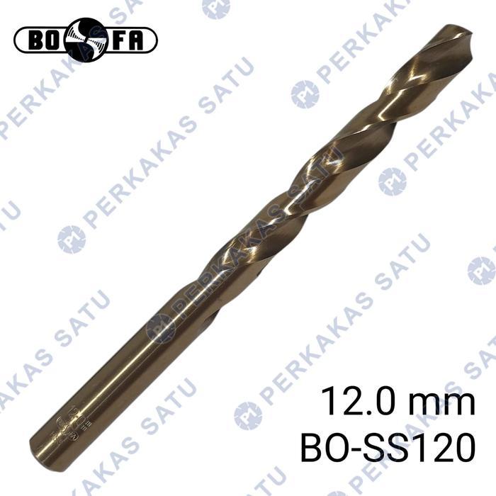 Official Bofa Mata Bor 12 Mm Besi Stainless Hss Cobalt 12Mm Jobber Drill Original