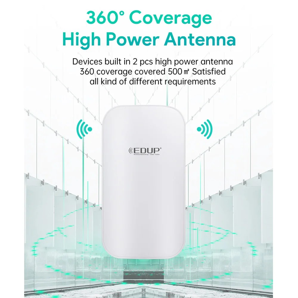 Pop Outdoor WIFI Repeater Easily Optimise Indoor And Outdoor Networks Supports AP And Repeater Modes