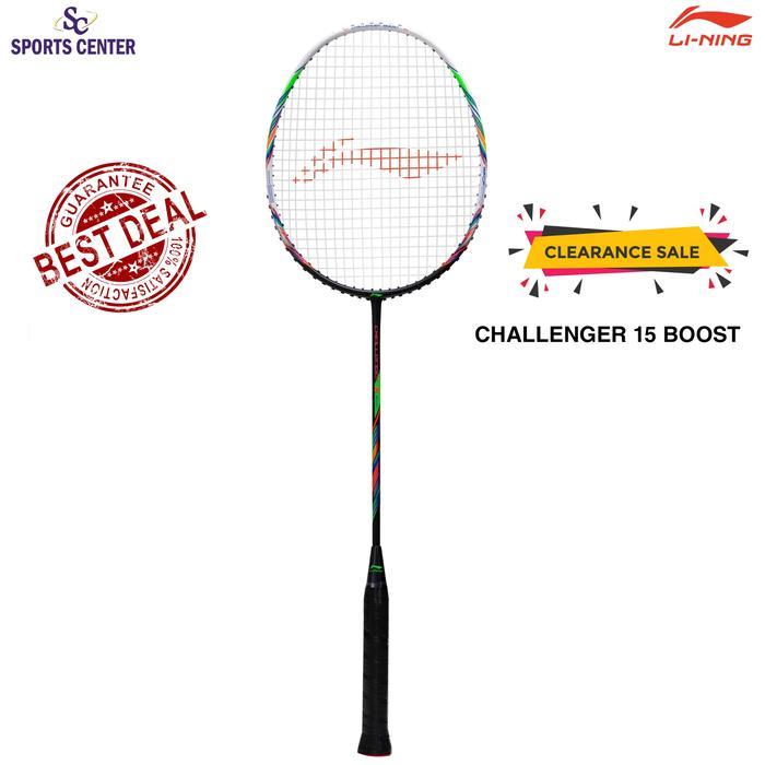 Raket Badminton Carbon Fibre Head Heavy 4U - Hitam Putih