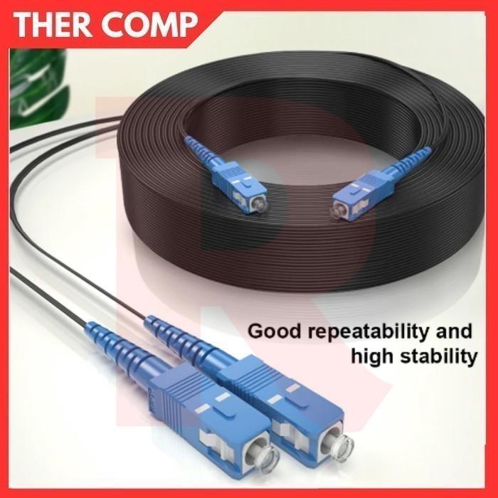 TERBARU PAKET KABEL FIBER OPTIC / OPTIK FO 50M 80M 100M 120M 150M 200M 250M 300M 350M 400M 500M