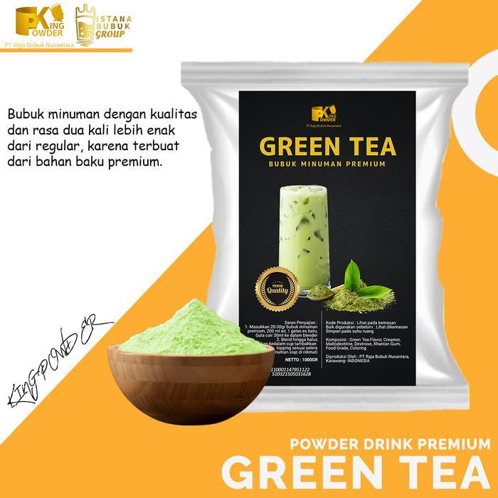 Bubuk Green Tea, Powder Green Tea - green tea, 1000gr