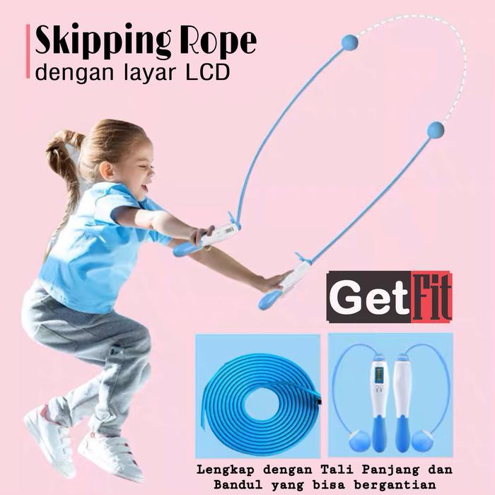 Speeds Avtech - Tali Skipping Jump Rope / Skipping Rope / Lompat Tali Lcd Display