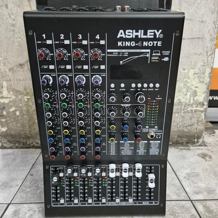 MIXER AUDIO ASHLEY KING4 Note KING 4 NOTE 4CH ORIGINAL