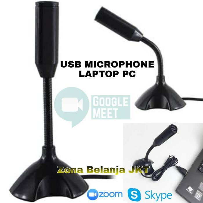 Microphone - Mic Condenser USB Desktop Komputer Laptop PC Zoom