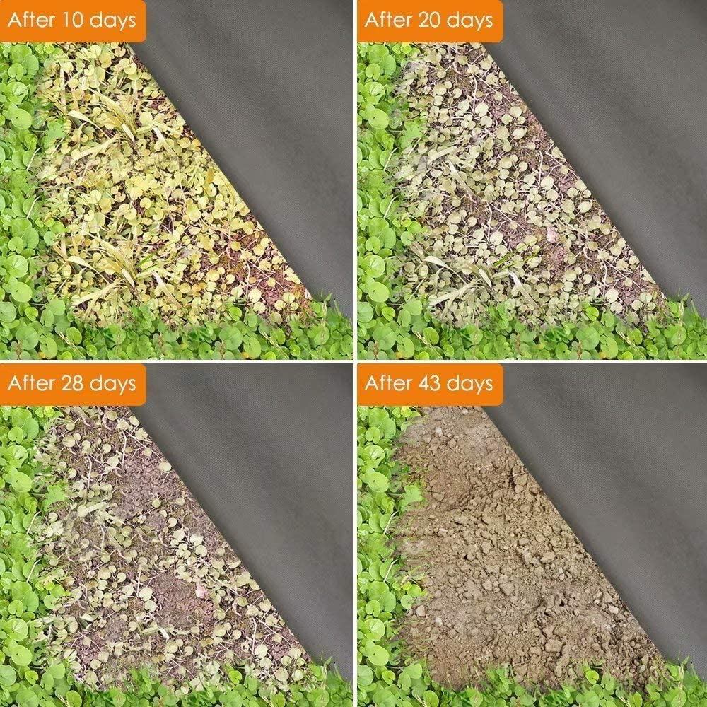 High quality garden weed barrier landscape fabric with 10 free landscape staples, durable and
