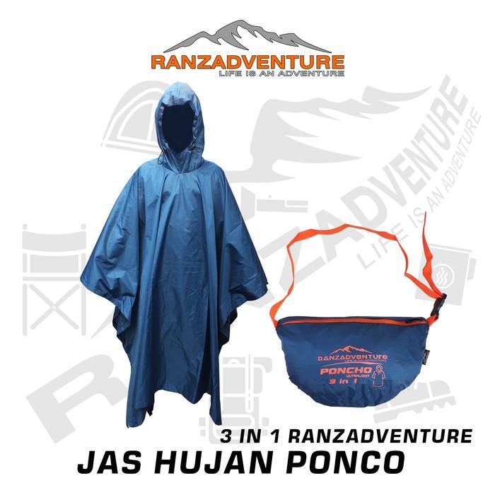 Jas Hujan Anak Jas Hujan Ponco Bivak Ranzadventure Bisa Jadi Flysheet Atau Matras Jas Hujan Poncho