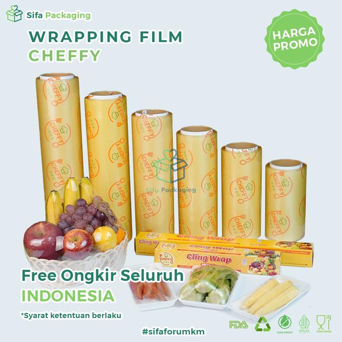 Promo Wrapping Film Cheffy Plastik Pembungkus Makanan Plastik Wrapping Makanan Food Wrapping Cling