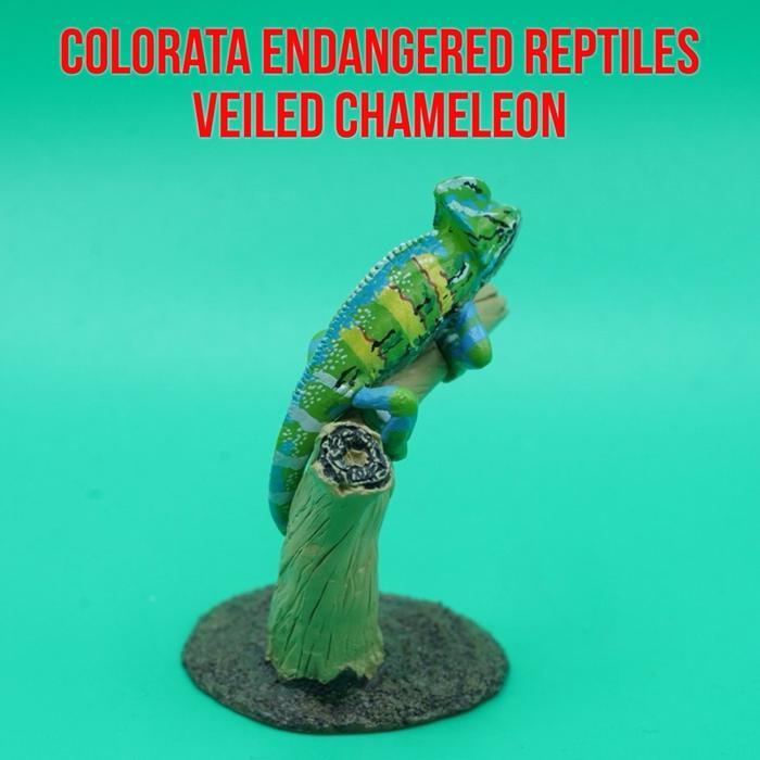 READY Colorata Reptiles Endangered Species Veiled Chameleon Bunglon Berkerudung Chamaeleo