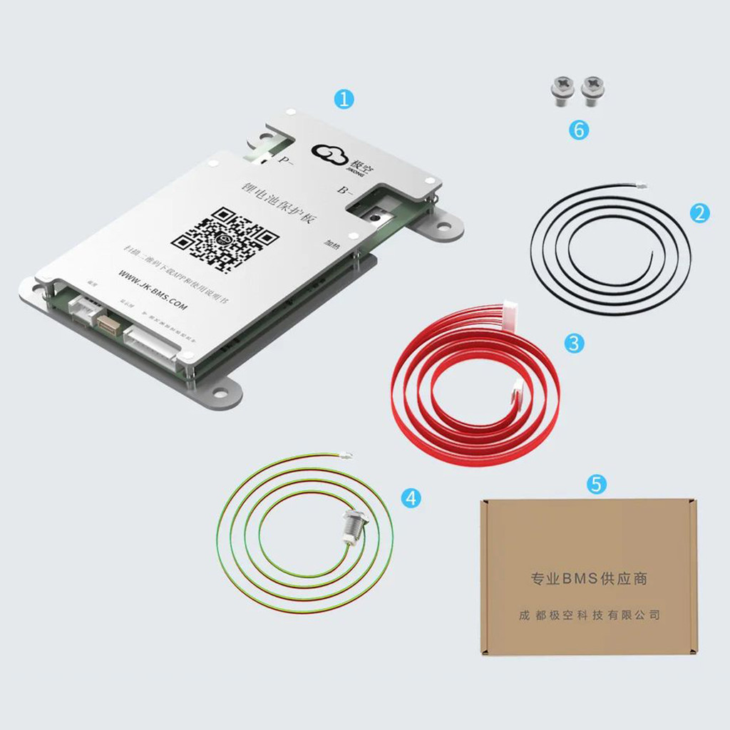 JKB1A8S20P SMART ACTIVE BALANCE BMS 4S8S 200A smart bms Liion Lifepo4 LTO 24V 60V 72V Battery 1A