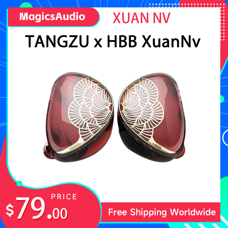 TANGZU Xuan Nv Hifi Dual DD In-ear Monitors Earphones 2pin 0.78mm