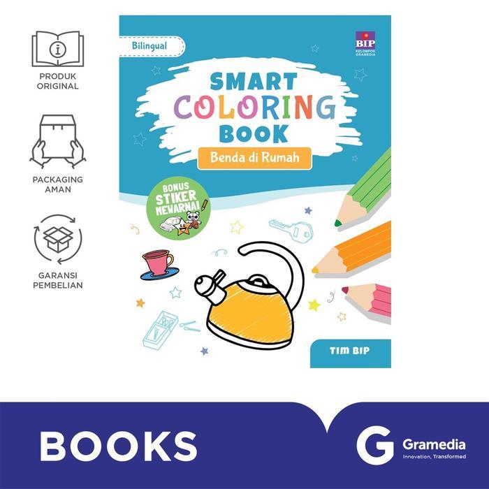 Buku Smart Coloring Book: Benda Dirumah