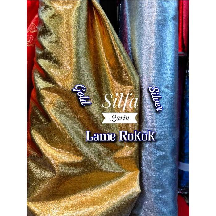 Bahan Kain Lame Emas+Silver/Bahan Bajuadat/Souvenir