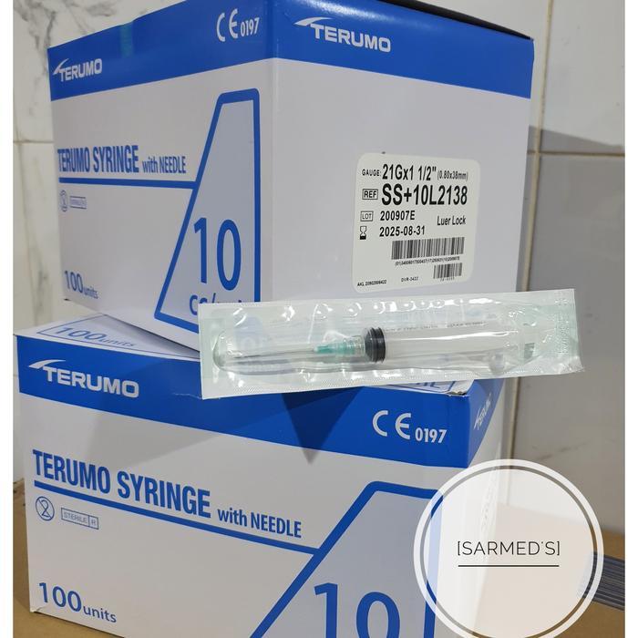 Spuit 10 CC Terumo / Syringe 10 Ml Terumo / Disposable Syringe 10 ml Terumo